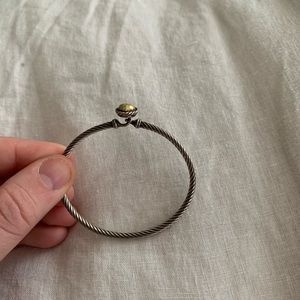 Authentic David Yurman small cable bracelet